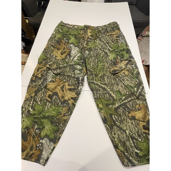Mossy Oak Obsession Pants Mens Medium 40/42 XL Camo Cargo Hunting Outdoors - Picture 1 of 16